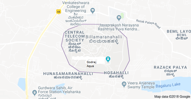 Godrej Aqua Located at Hosahalli Bangalore